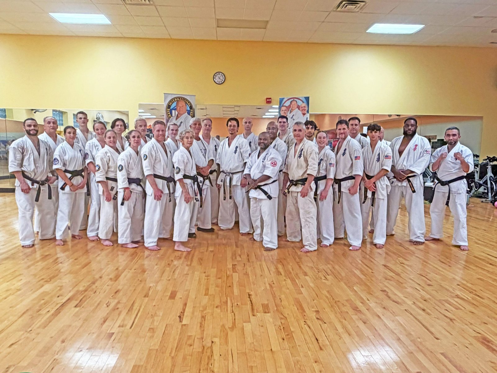 Black Belt attendees at the 2026 USA-IFK Kyokushin Summer Camp