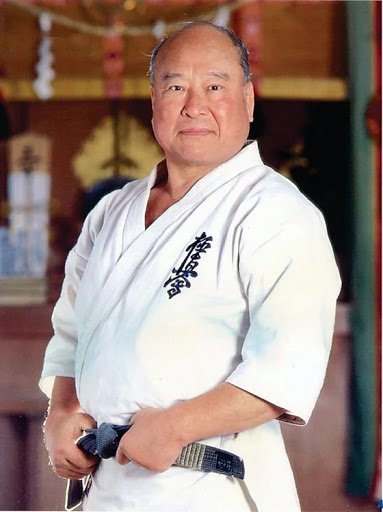 Sosai Masutatsu Oyama wearing a Kyokushin karate gi