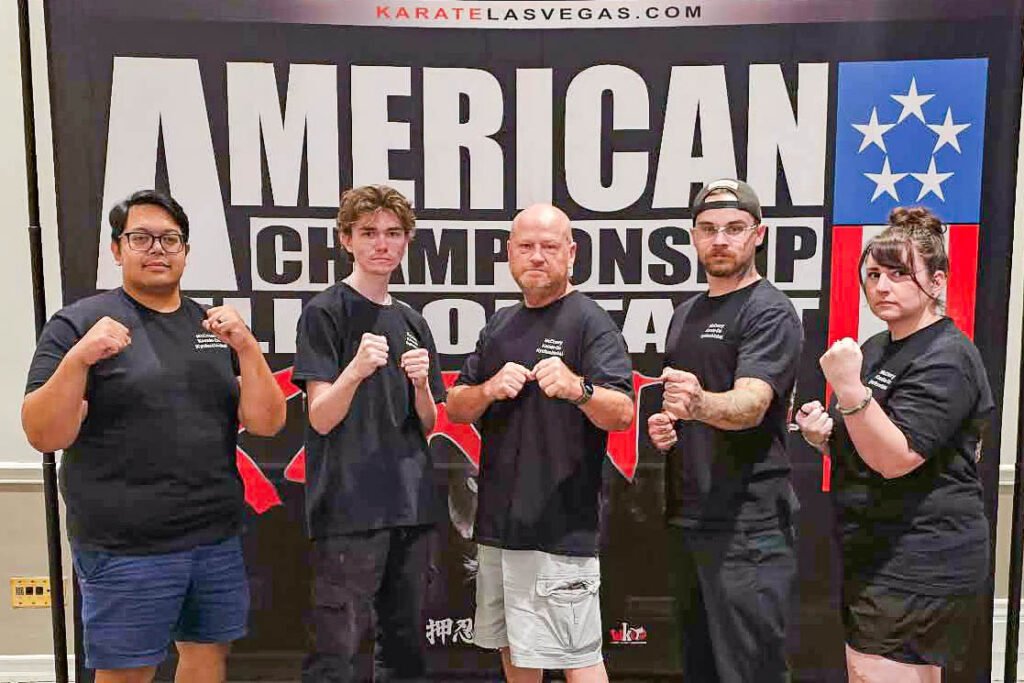 McCreery Karate-Do team at the 6th All-American Full-Contact Championships in Las Vegas